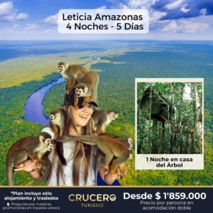 Viaje al amazonas mas noche en casa del arbol 2024