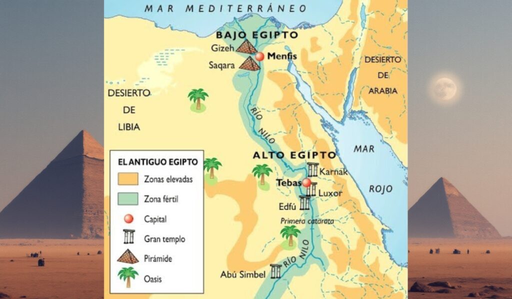 Mapa Egipto